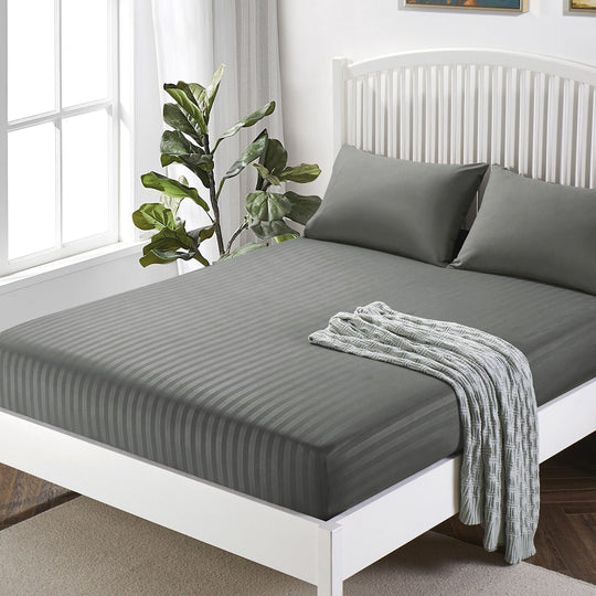 Deep Fitted Sheets Stripe 25cm