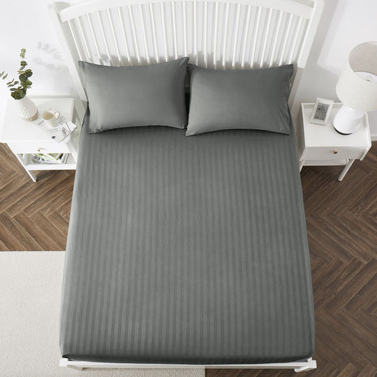 Deep Fitted Sheets Stripe 25cm