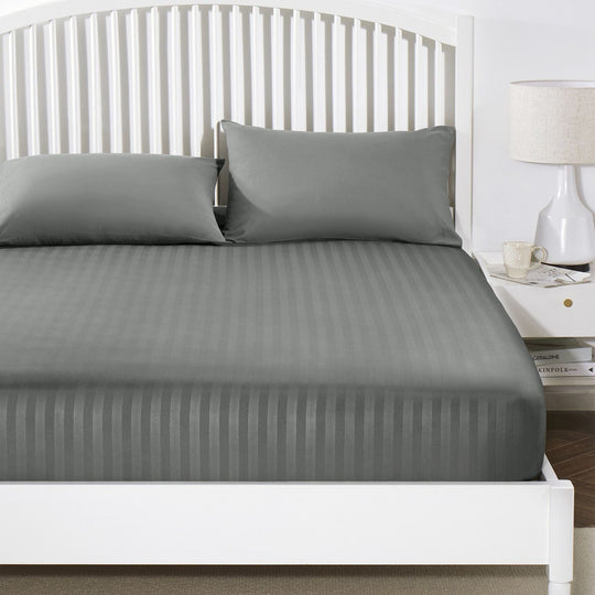 Deep Fitted Sheets Stripe 25cm