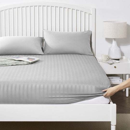 Deep Fitted Sheets Stripe 25cm