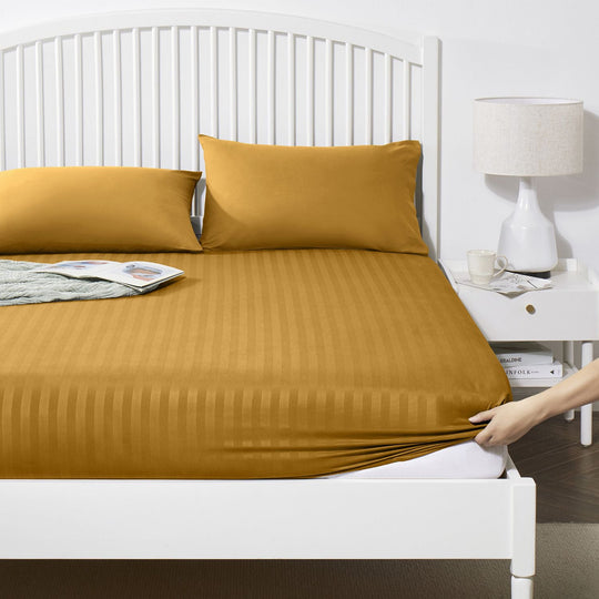 Deep Fitted Sheets Stripe 25cm