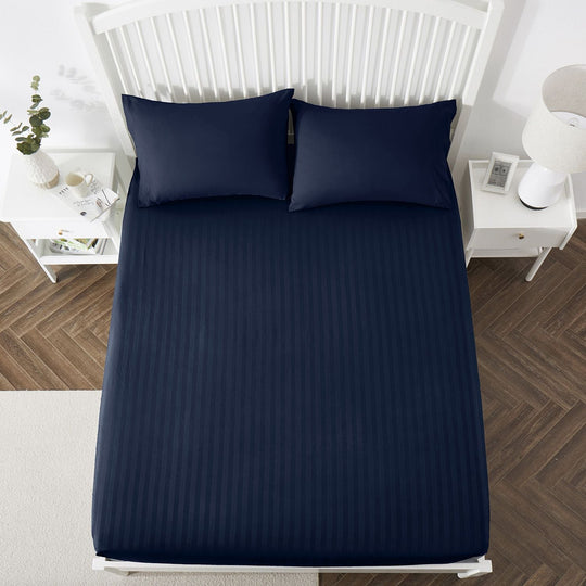 Deep Fitted Sheets Stripe 25cm