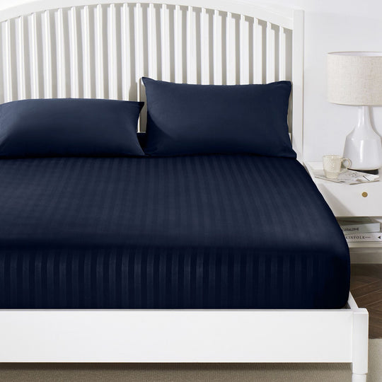 Deep Fitted Sheets Stripe 25cm