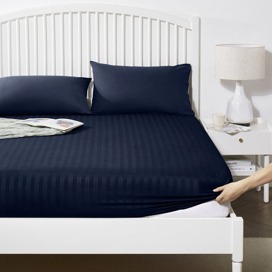 Deep Fitted Sheets Stripe 25cm