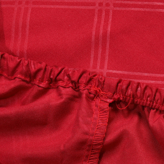 Deep Fitted Sheets Embossed Pattern Bed Sheets 25cm