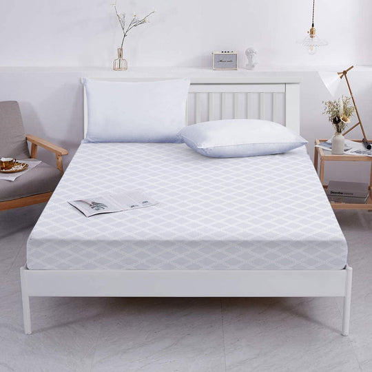 Deep Fitted Sheets Embossed Pattern Bed Sheets 25cm