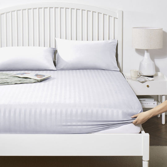 Deep Fitted Sheets Stripe 25cm