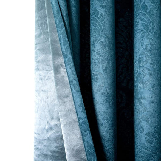 Blackout Eyelet Curtains Embossed 230 GSM