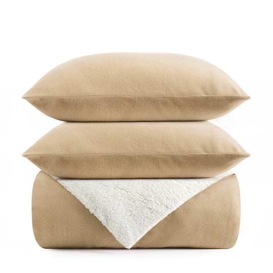 Sherpa Fleece Duvet Cover Set