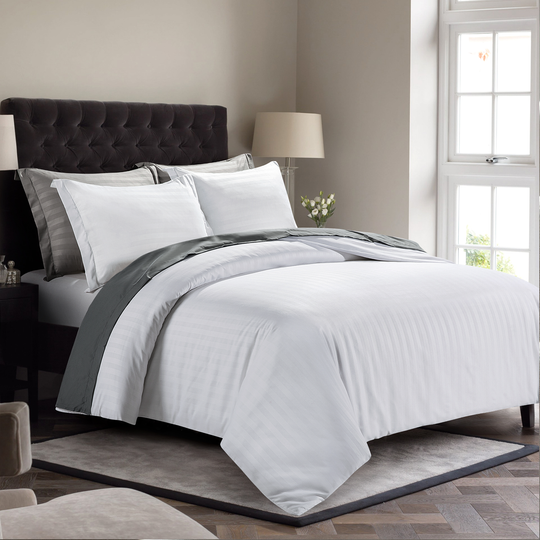 Duvet Cover 3 piece Stripe Quilt Cover Set