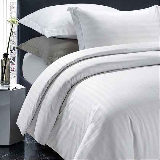 Duvet Cover 3 piece Stripe Quilt Cover Set