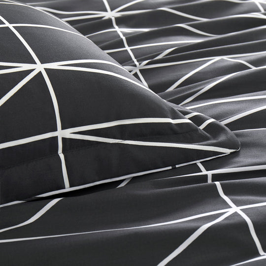 Duvet Cover 3 Piece Printed Quilt Cover Set