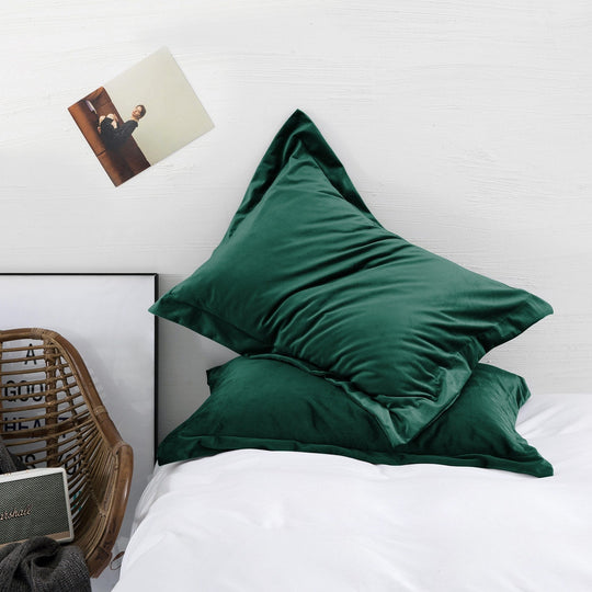 Crushed Velvet Duvet Cover 3 Piece Set