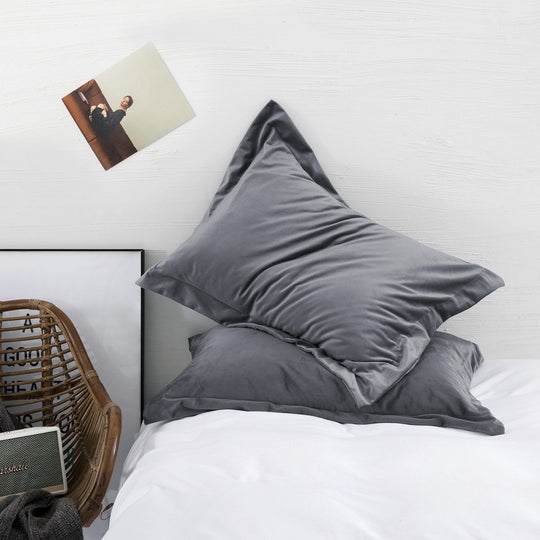 Crushed Velvet Duvet Cover 3 Piece Set