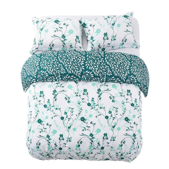 Duvet Cover 3 Piece Printed Quilt Cover Set