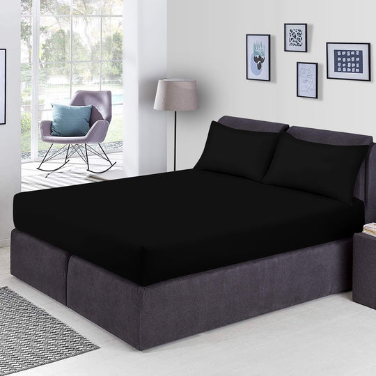 Extra Deep Fitted Sheets Bed Sheets (25cm 40cm) BedBasics